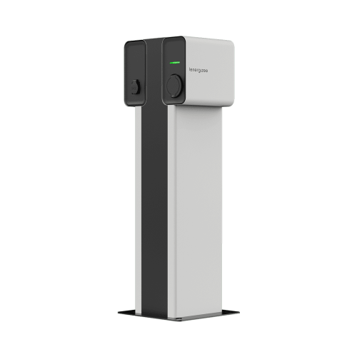 Pied pour chargeur LENERGIZEE 1200 double gris. noir RAL7047/9005 matt