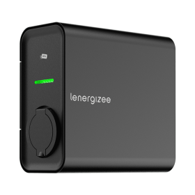 LENERGIZEE BUSINESS PREMIUM OCPP 22kW prise noir mat RAL9005