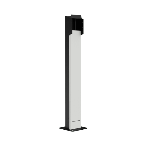 Patte pour chargeur LENERGIZEE blanc, noir RAL9016/9005 mat + BOÎTE DE TERMINAL