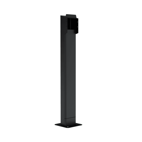 Patte pour chargeur LENERGIZEE noir graphite RAL7016/9005 mat + BOÎTE DE TERMINAL