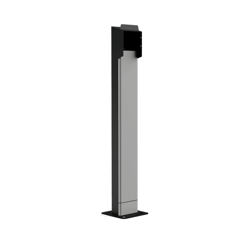 Patte pour chargeur LENERGIZEE gris, noir RAL7047/9005 mat + BOÎTE DE TERMINAL